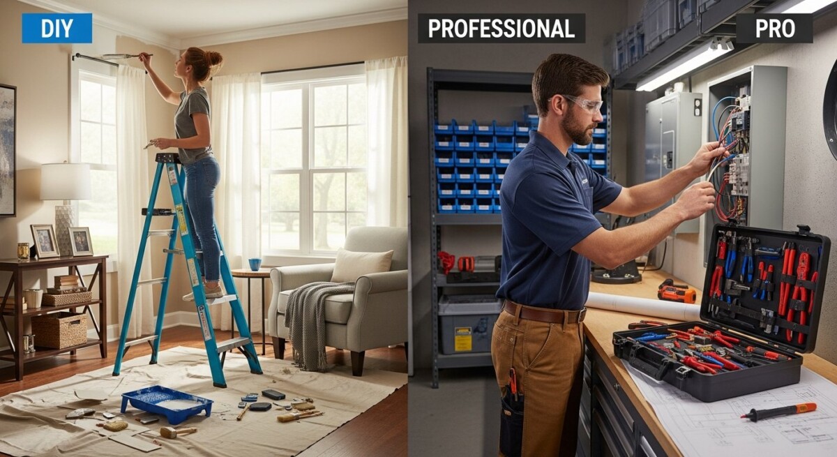 DIY vs contractor pros and cons