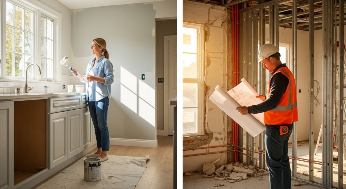 remodeling vs renovation difference