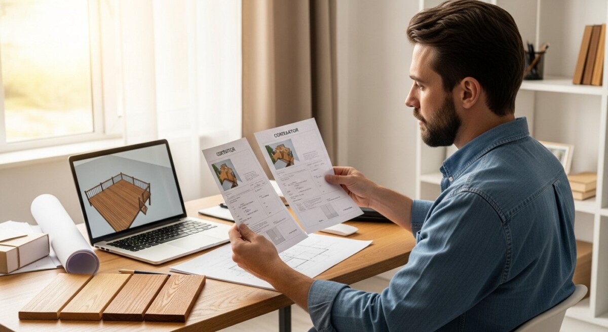 deck building contractor estimate