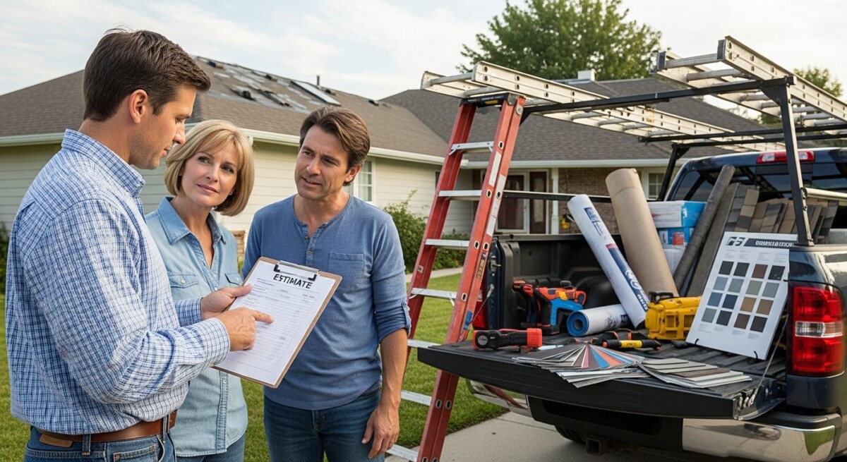roof installation contractor estimate