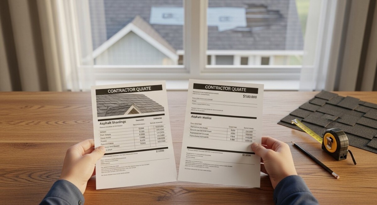roof replacement contractor quotes