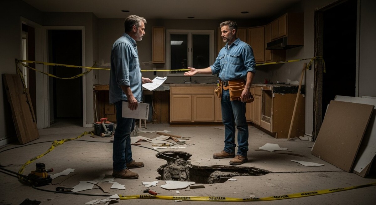 what happens if contractor goes over budget